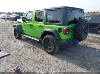 2018 JEEP WRANGLER UNLIMITED SPORT 4X4 Green  Gasoline 1C4HJXDG6JW274348 photo #4