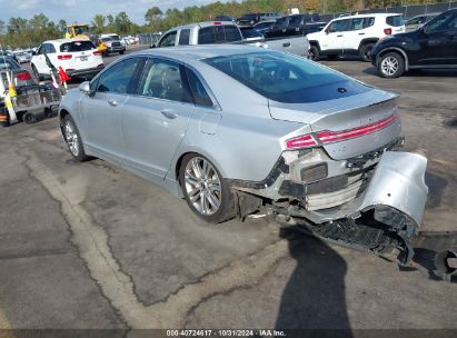 2016 LINCOLN MKZ Silver  Gasoline 3LN6L2G91GR606902 photo #4