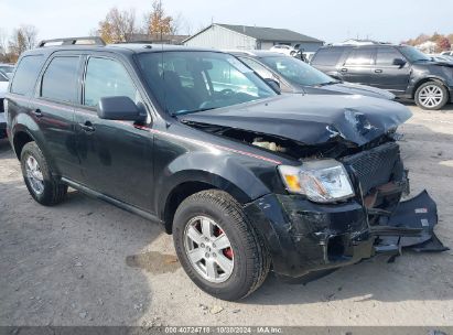 2010 MERCURY MARINER Black  Gasoline 4M2CN8B77AKJ16769 photo #1