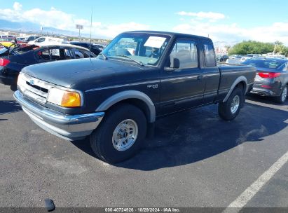 1993 FORD RANGER SUPER CAB Black  Gasoline 1FTDR15X0PPA64690 photo #3