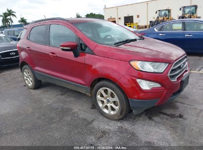 2020 FORD ECOSPORT SE Red  Gasoline MAJ3S2GE3LC337856 photo #1