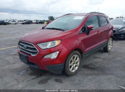 2020 FORD ECOSPORT SE Red  Gasoline MAJ3S2GE3LC337856 photo #3