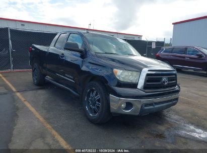 2010 TOYOTA TUNDRA DOUBLE CAB SR5 Black  Gasoline 5TFRM5F11AX011168 photo #1