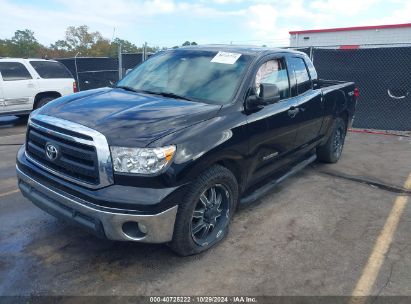 2010 TOYOTA TUNDRA DOUBLE CAB SR5 Black  Gasoline 5TFRM5F11AX011168 photo #3