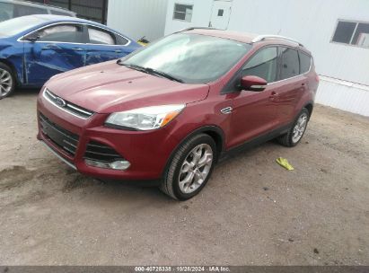 2016 FORD ESCAPE TITANIUM Red  Gasoline 1FMCU0J98GUC11086 photo #3