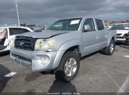 2006 TOYOTA TACOMA PRERUNNER V6 Silver  Gasoline 5TEJU62N96Z300634 photo #3