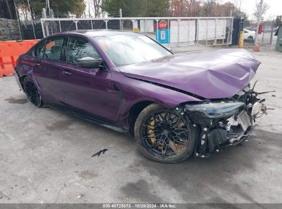 2024 BMW M3 COMPETITION XDRIVE Purple  Gasoline WBS43AY06RFS81453 photo #1