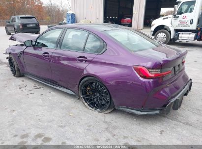 2024 BMW M3 COMPETITION XDRIVE Purple  Gasoline WBS43AY06RFS81453 photo #4