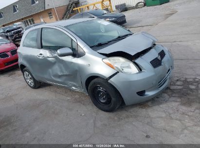 2008 TOYOTA YARIS Silver  Gasoline JTDJT923485169881 photo #1