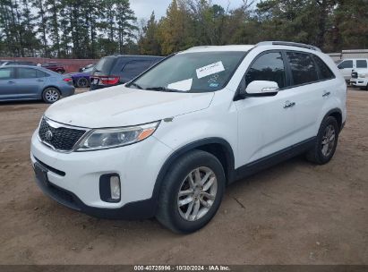 2015 KIA SORENTO LX White  Gasoline 5XYKT4A65FG558486 photo #3