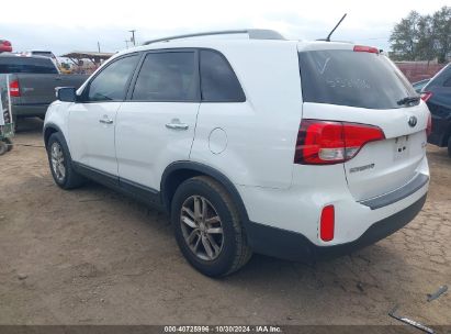 2015 KIA SORENTO LX White  Gasoline 5XYKT4A65FG558486 photo #4