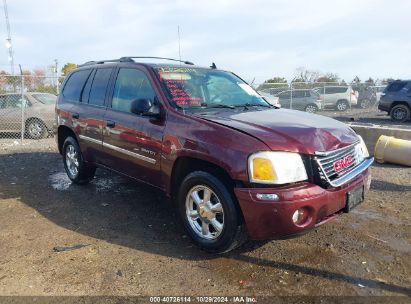 2006 GMC ENVOY SLE Maroon  Gasoline 1GKDT13S262179378 photo #1