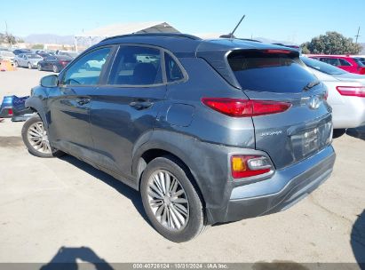 2019 HYUNDAI KONA SEL Gray  Gasoline KM8K22AA8KU393355 photo #4