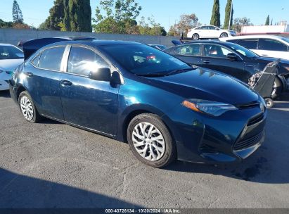 2019 TOYOTA COROLLA LE Blue  Gasoline 5YFBURHE3KP947608 photo #1