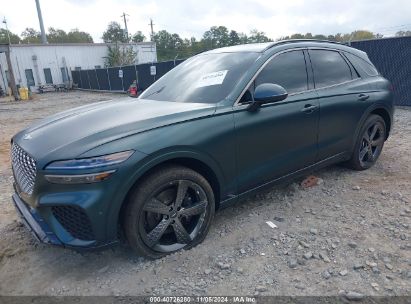 2023 GENESIS GV70 3.5T AWD SPORT Green  Gasoline KMUMCDTC6PU098120 photo #3