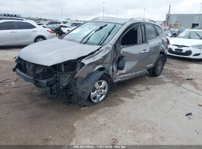 2014 NISSAN ROGUE SELECT S Gray  Gasoline JN8AS5MV7EW710703 photo #3