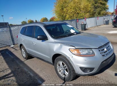 2011 HYUNDAI SANTA FE GLS V6 Silver  Gasoline 5XYZGDAG0BG016198 photo #1