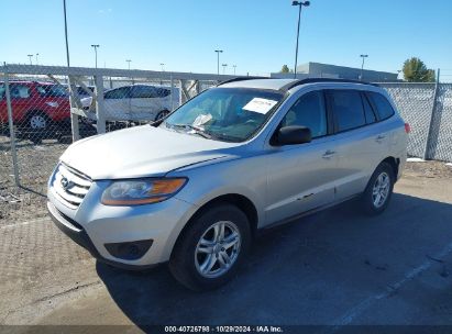 2011 HYUNDAI SANTA FE GLS V6 Silver  Gasoline 5XYZGDAG0BG016198 photo #3