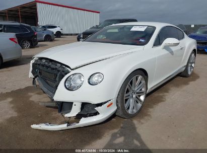 2013 BENTLEY CONTINENTAL GT SPEED White  Flexible Fuel SCBFC7ZAXDC083157 photo #3