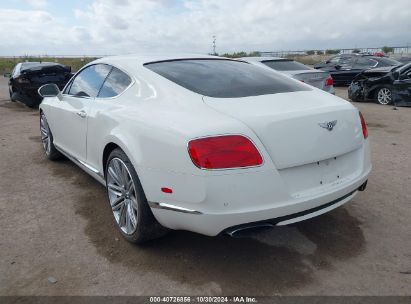 2013 BENTLEY CONTINENTAL GT SPEED White  Flexible Fuel SCBFC7ZAXDC083157 photo #4