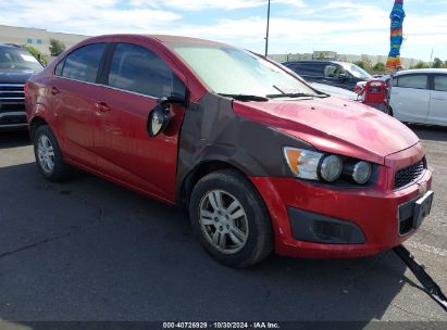 2015 CHEVROLET SONIC LT AUTO Red  Gasoline 1G1JC5SB9F4154661 photo #1