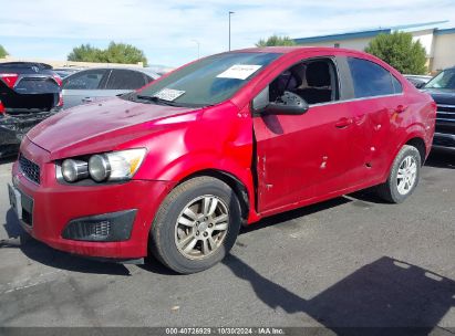 2015 CHEVROLET SONIC LT AUTO Red  Gasoline 1G1JC5SB9F4154661 photo #3