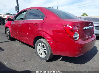 2015 CHEVROLET SONIC LT AUTO Red  Gasoline 1G1JC5SB9F4154661 photo #4