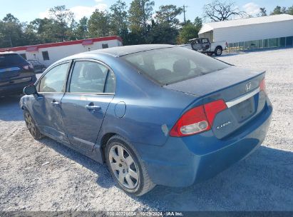 2010 HONDA CIVIC LX Blue  Gasoline 2HGFA1F55AH318257 photo #4