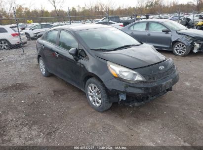 2017 KIA RIO LX Black  Gasoline KNADM4A36H6039428 photo #1