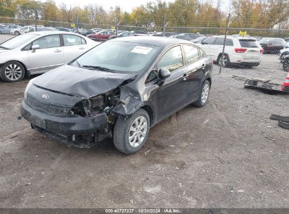 2017 KIA RIO LX Black  Gasoline KNADM4A36H6039428 photo #3