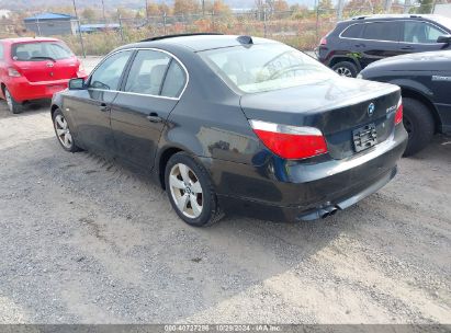 2007 BMW 530XI Black  Gasoline WBANF73537CU26582 photo #4