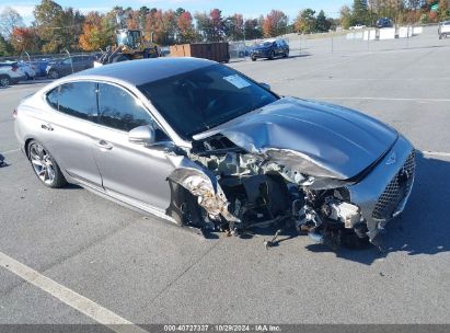 2022 GENESIS G70 2.0T RWD Silver  Gasoline KMTG34TAXNU093659 photo #1