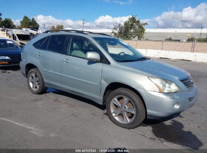 2007 LEXUS RX 400H Silver  Hybrid JTJHW31U372030643 photo #1