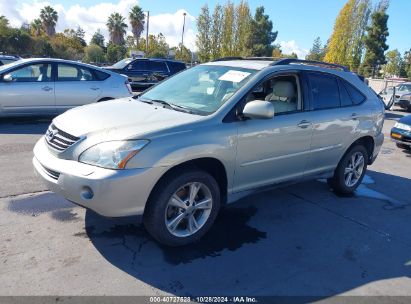 2007 LEXUS RX 400H Silver  Hybrid JTJHW31U372030643 photo #3