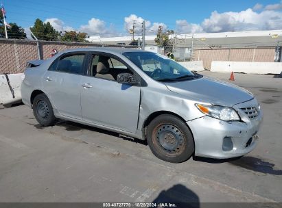 2013 TOYOTA COROLLA LE Silver  Gasoline 5YFBU4EE4DP168552 photo #1