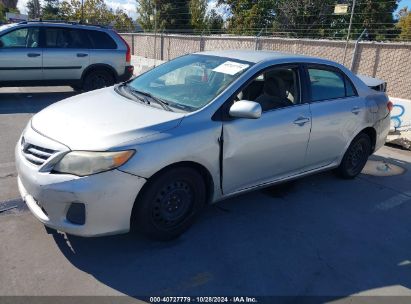 2013 TOYOTA COROLLA LE Silver  Gasoline 5YFBU4EE4DP168552 photo #3