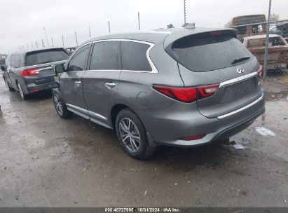 2019 INFINITI QX60 LUXE Gray  Gasoline 5N1DL0MM6KC513594 photo #4