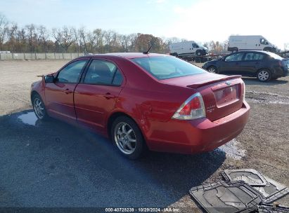 2009 FORD FUSION SE Red  Gasoline 3FAHP07Z69R171809 photo #4