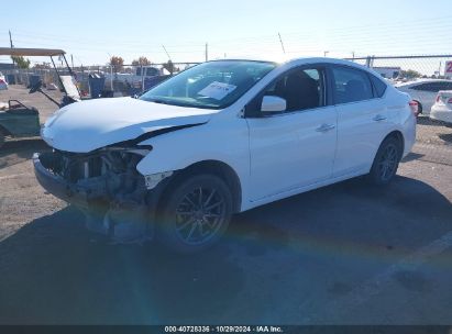 2015 NISSAN SENTRA S White  Gasoline 3N1AB7AP5FY283984 photo #3