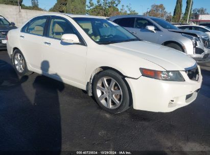 2004 ACURA TSX White  Gasoline JH4CL96814C038880 photo #1