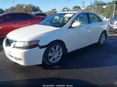 2004 ACURA TSX White  Gasoline JH4CL96814C038880 photo #3