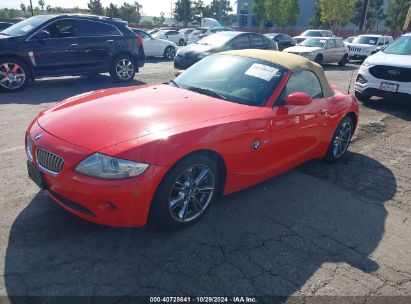 2005 BMW Z4 3.0I Red  Gasoline 4USBT53535LT29084 photo #3