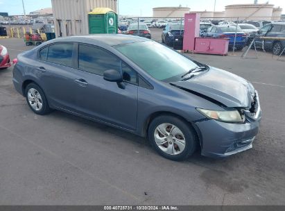 2015 HONDA CIVIC LX Gray  Gasoline 2HGFB2F59FH548586 photo #1