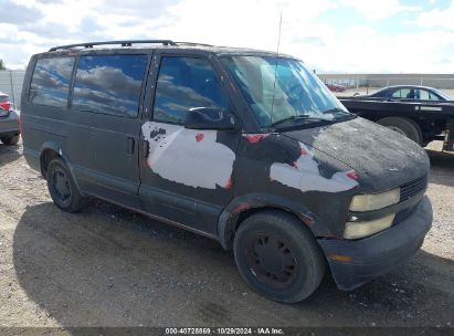 1998 CHEVROLET ASTRO Black  Gasoline 1GNDM19W9WB114358 photo #1