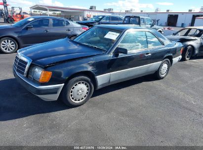 1988 MERCEDES-BENZ 300 CE Black  Gasoline WDBEA50DXJA609061 photo #3