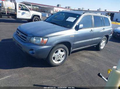 2005 TOYOTA HIGHLANDER LIMITED V6 Gray  Gasoline JTEDP21A950047191 photo #3