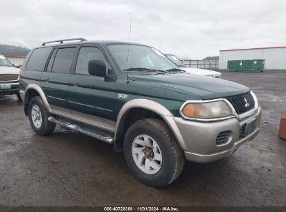 2002 MITSUBISHI MONTERO SPORT XLS Green  Gasoline JA4MT31R32P004555 photo #1