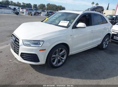 2018 AUDI Q3 2.0T PREMIUM/2.0T SPORT PREMIUM White  Gasoline WA1ECCFSXJR007455 photo #3