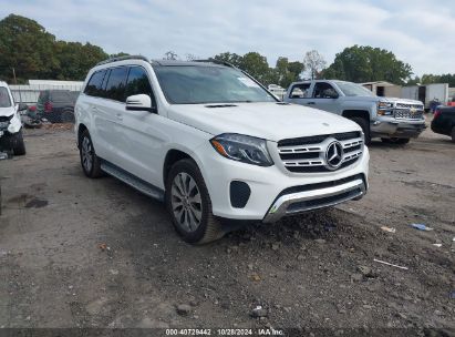 2018 MERCEDES-BENZ GLS 450 4MATIC White  gas 4JGDF6EE1JB146268 photo #1