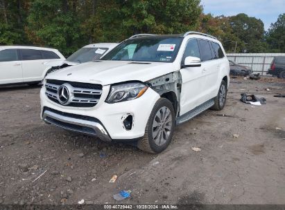 2018 MERCEDES-BENZ GLS 450 4MATIC White  gas 4JGDF6EE1JB146268 photo #3